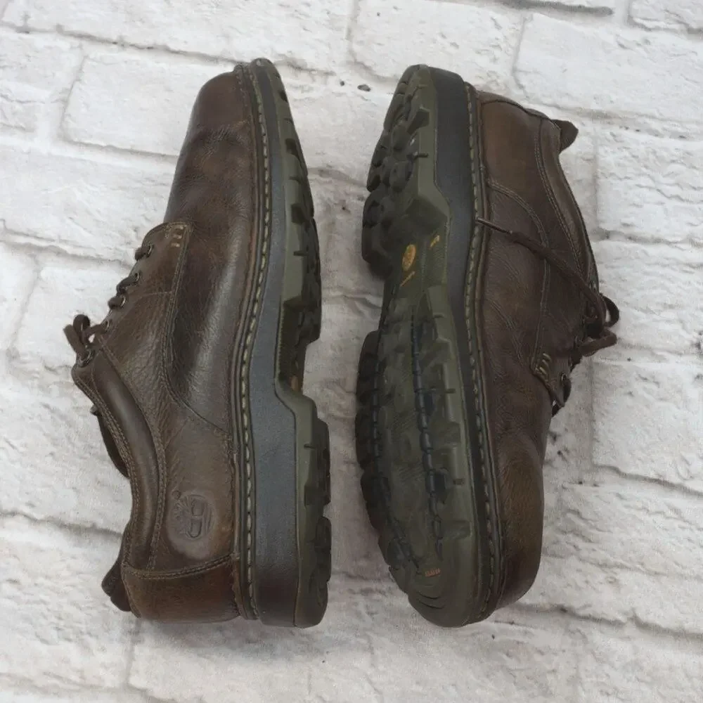 Timberland Men’s Brown Leather Plain Toe Oxford Shoes Size 11.5M